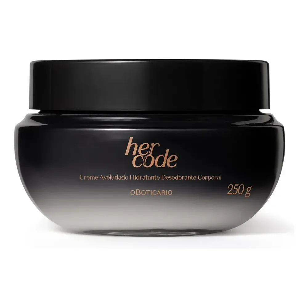 O Boticário Her Code Creme Hidratante Corporal 250g