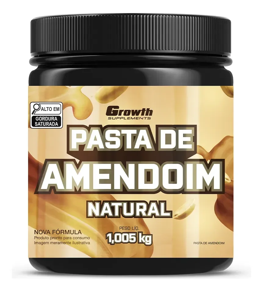 Pasta De Amendoim Integral Torrado 1kg Growth Supplements Natural