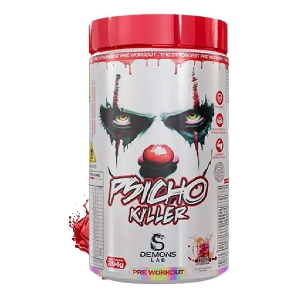 Suplemento Em Pó Psicho Killer Fruit Punch 294g Demons Lab Ponche De Frutas