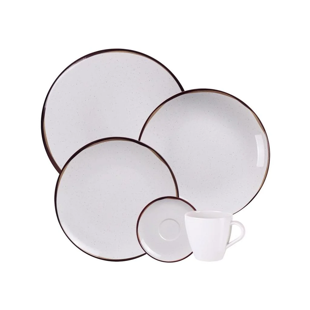Jogo de Jantar Canyon Porcelana Decorada 20 Peças Tramontina