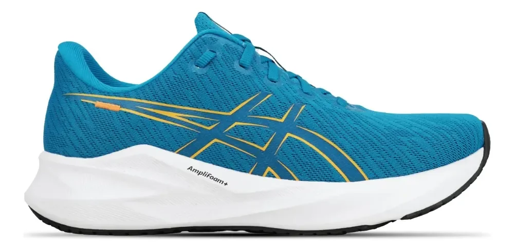 Tênis Masculino Versablast 4 Asics Azul Lisa 41 Br