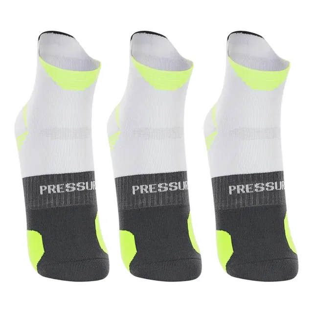 Kit 3 Meias Corrida Cano Curto Running Lupo Anti Bolha 15422
