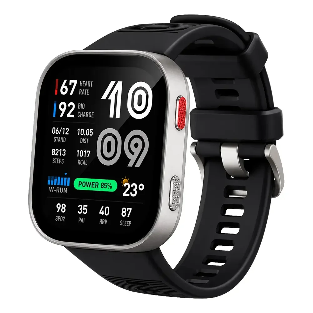 Amazfit Bip Max Relógio Gps Amoled 20 Dias Bluetooth Origina Prateado