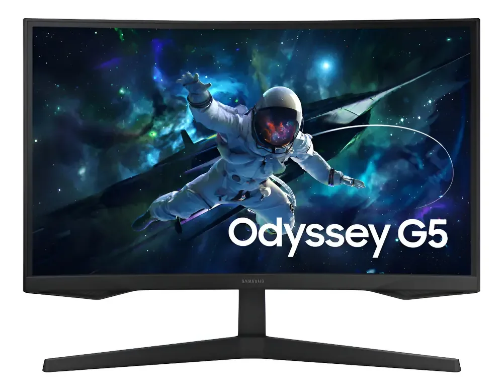 Monitor Gamer Samsung Odyssey G5, 27 , Qhd, 165hz Preto