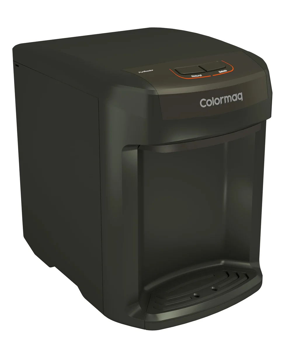 Purificador de Água Eletrônico Colormaq Natural/Gelada Grafito Bivolt