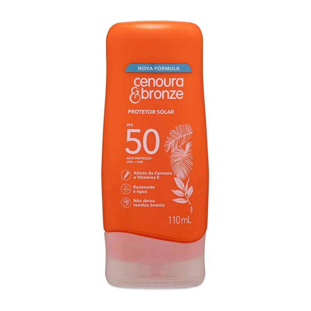 Protetor Solar FPS 50 Cenoura & Bronze 110ml
