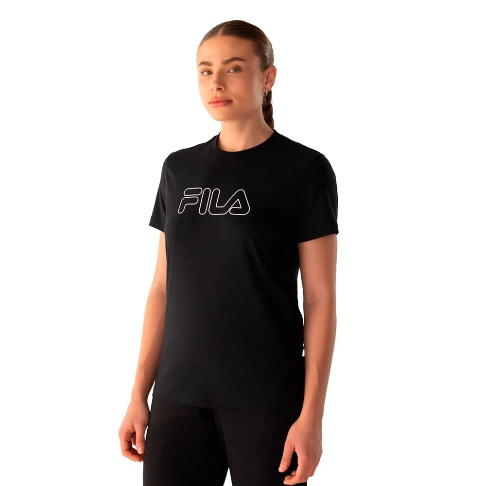 Camiseta Feminina Fila Regular Basic Outline