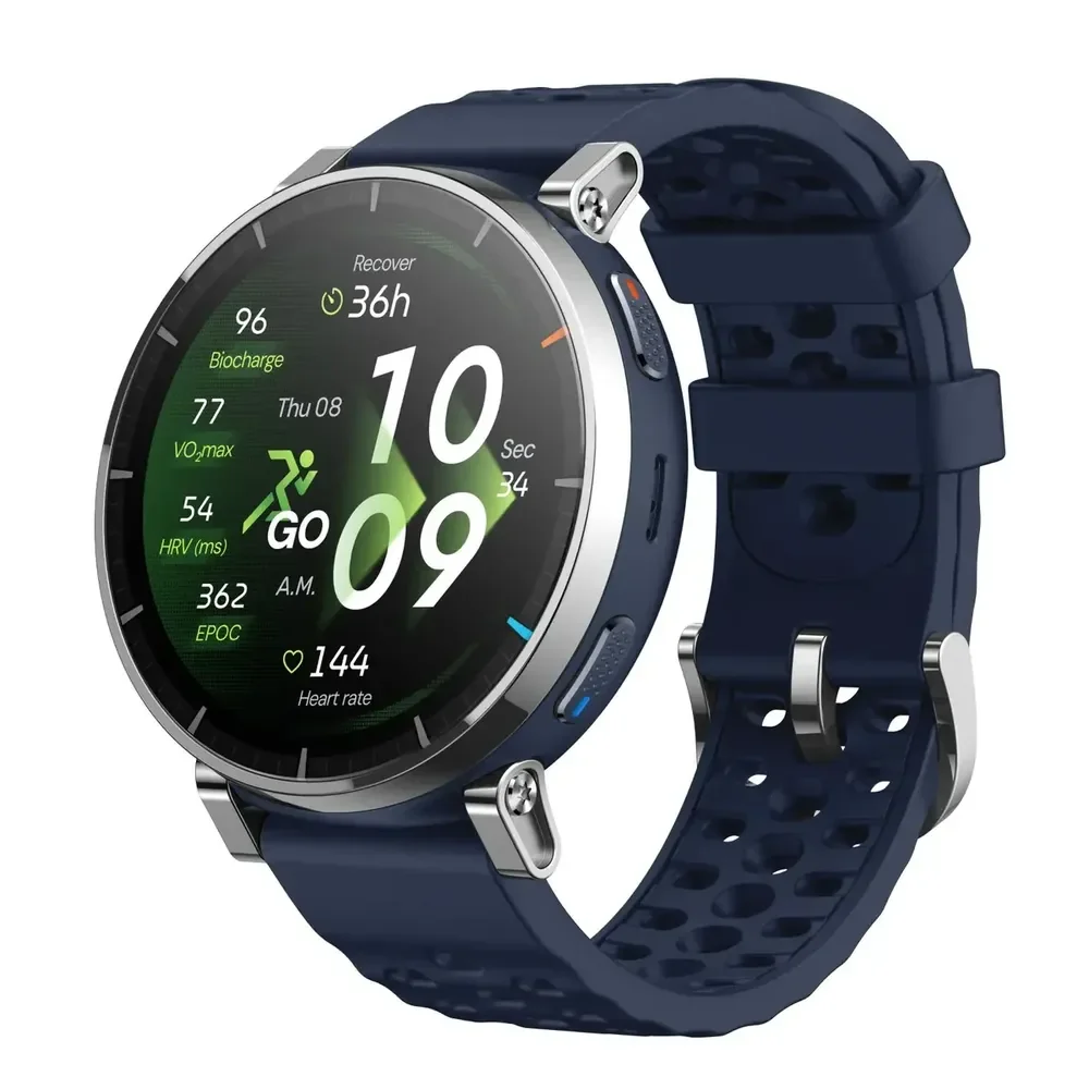 Smartwatch Amazfit Active 3 Premium Gps Amoled 1.43 Wifi Calls 5atm Relógio esportivo Running Fitness 12 dias Tipo de bateria Garmin Coros Xiaomi