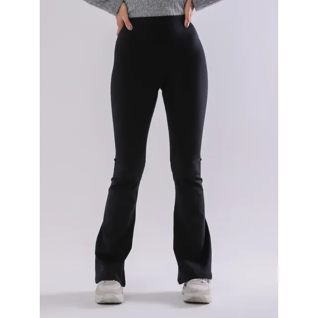 Calça Flare Flanelada Térmica Peluciada Quentinha Inverno