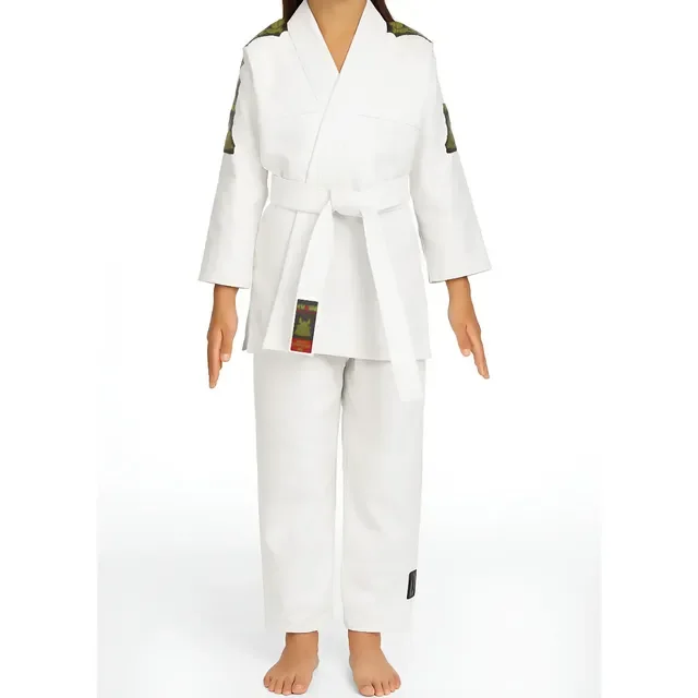 Kimono Judo Jiu Jitsu Infantil Reforçado Kyoshi Faixa Branca