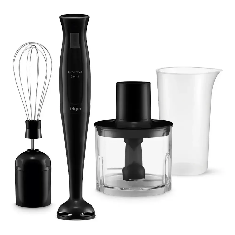 Mixer Vertical Turbo Chef Elgin 3 Em 1 200w Preto 110v Preto 127v