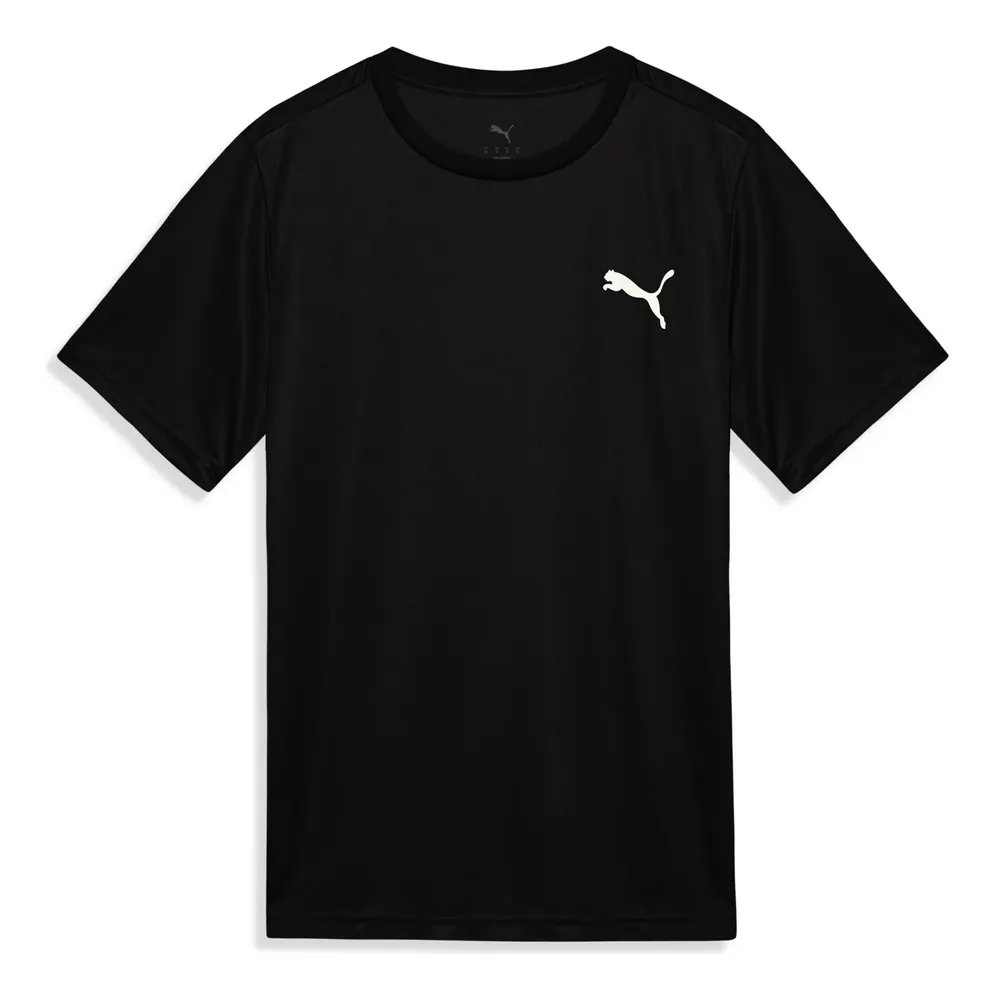 Camiseta Ess Small Puma Logo Poly Tee Masculina Puma Preto G