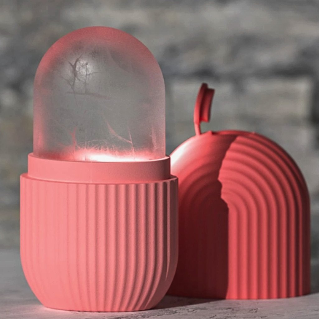 Massageador Ice Rolo Para Rosto Material de Silicone Tratamento de Poros e Rugas LOJA TOPMIX