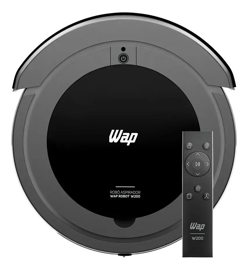 WAP Robô W200 Aspirador Robô 3 em 1 Varre Aspira Passa Pano Bivolt