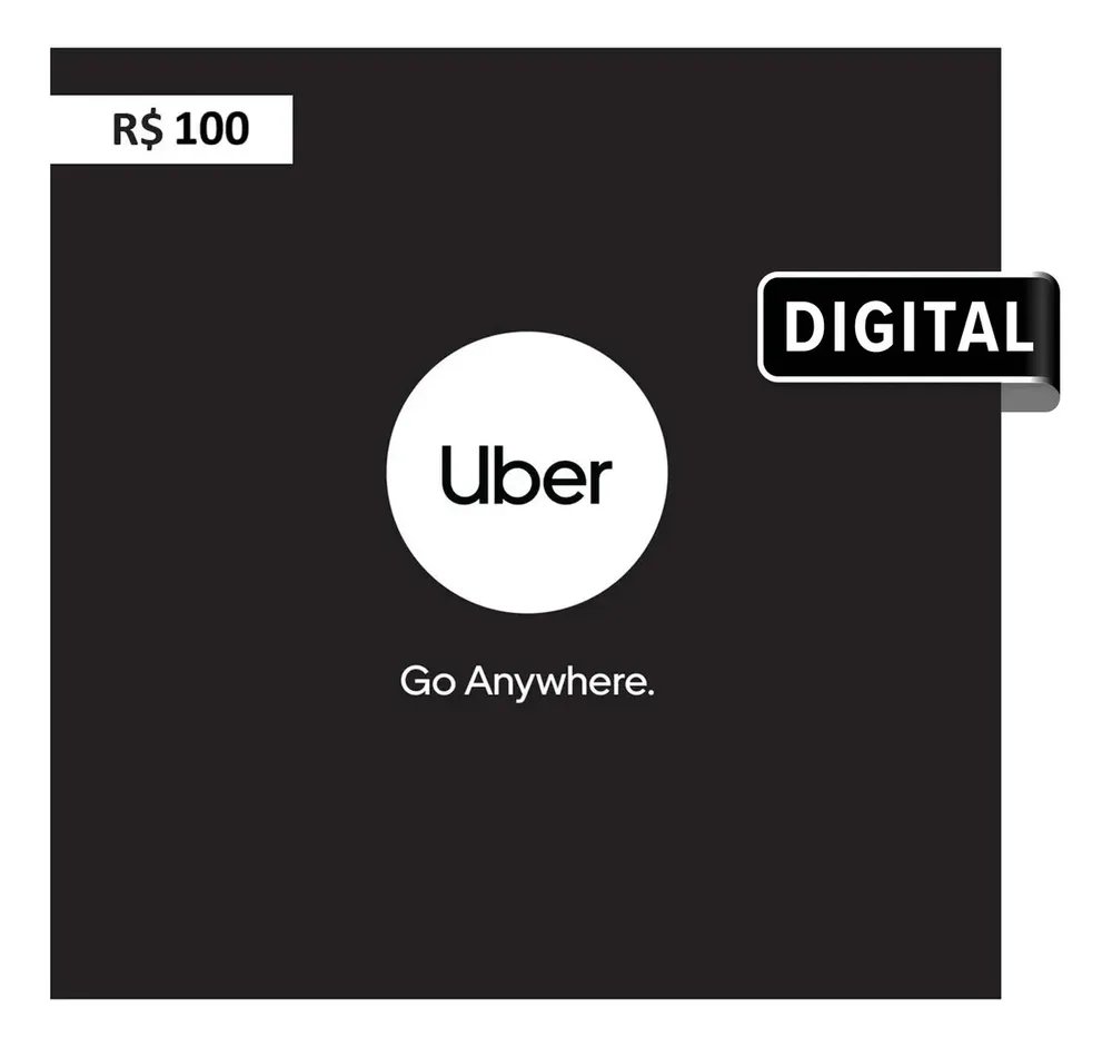 Uber Gift Card R$100 (digital)