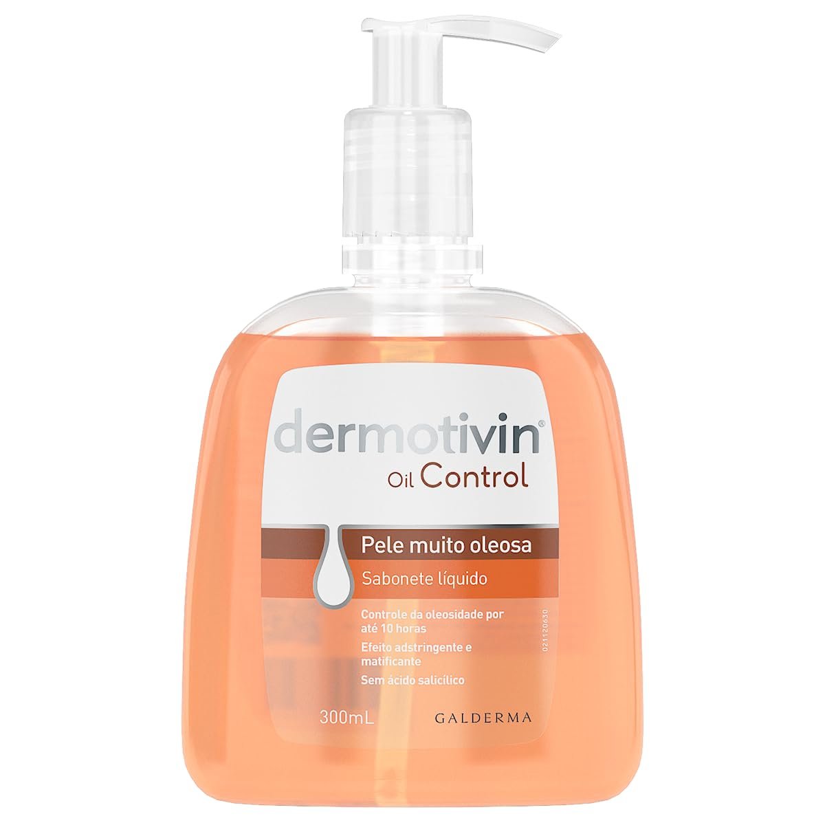 Dermotivin Oil Control Sabonete Liquido Pump 300 Ml, multi-colored