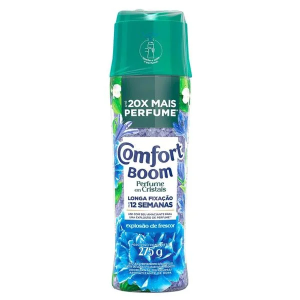 Amaciante Comfort Concentrado Perfume em Cristais Boom Explosão de Frescor 275g