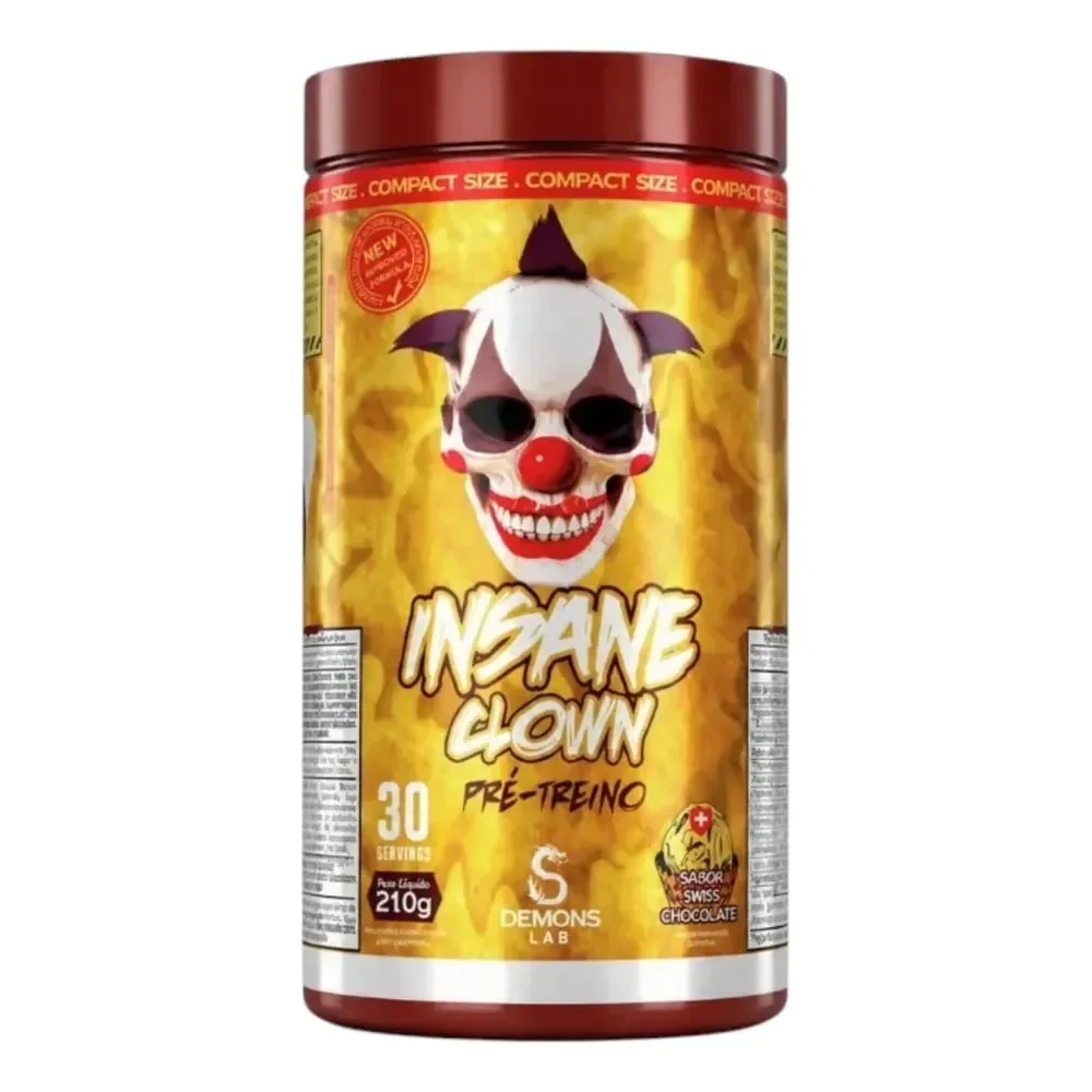 Pre Treino Insane Clown 210g Chocolate Demons Lab Chocolate