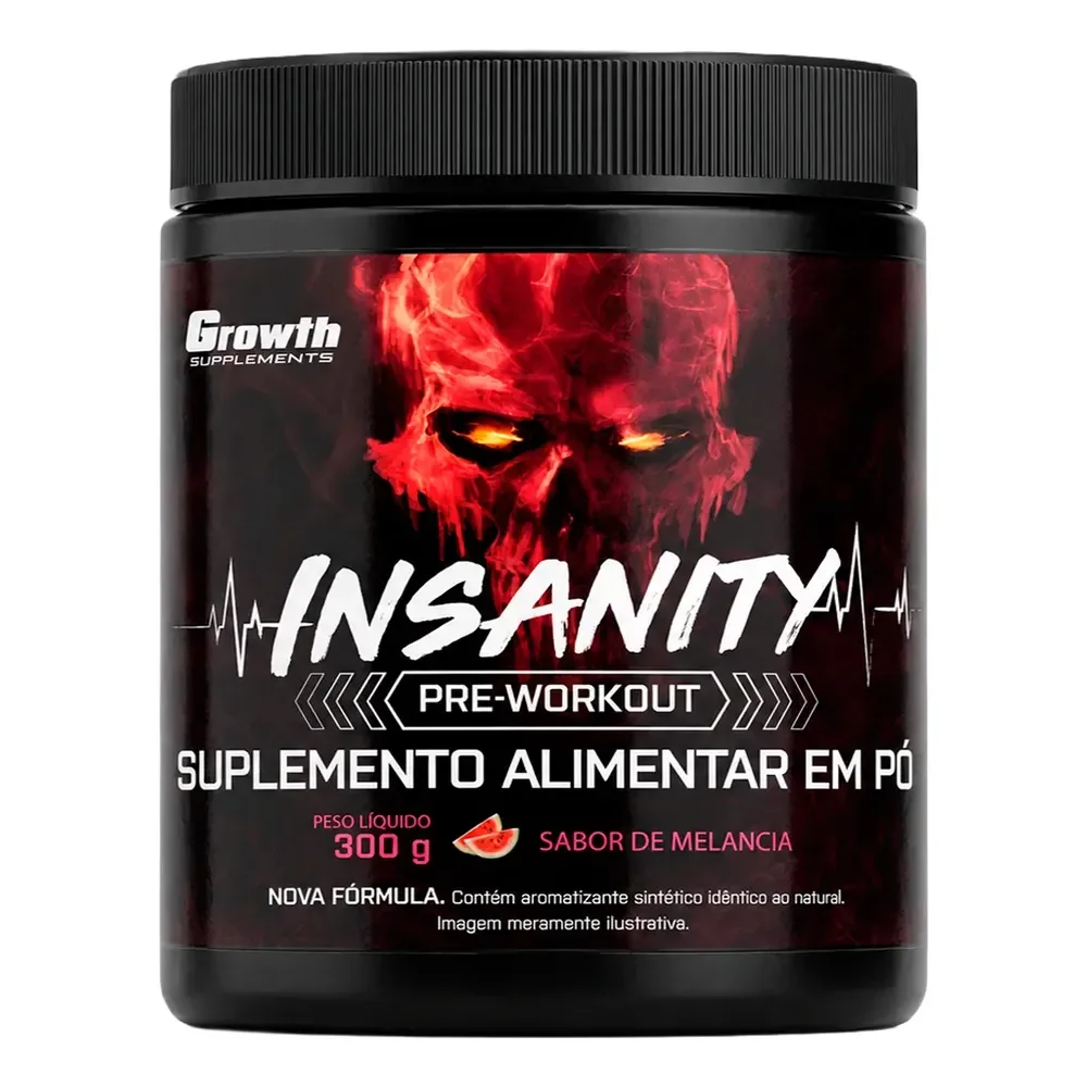 Pré-treino Insanity 300g Growth Supplements Melancia