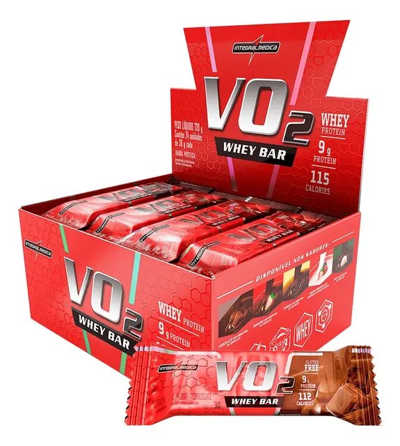 Whey Bar Barra De Proteína - 12 Unidades - Integralmédica