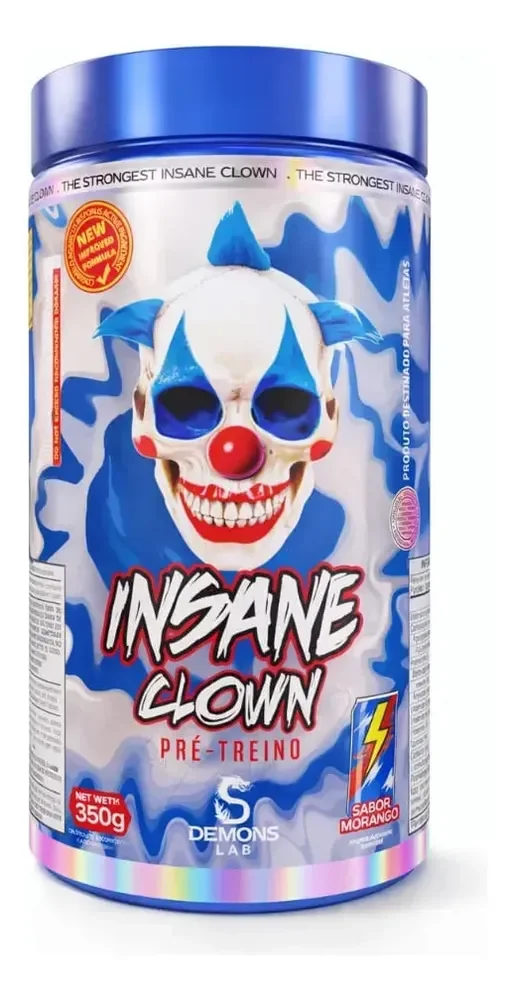 Pré Treino Insane Clown 350g Sabor Energético Mad Bull Mad Bull