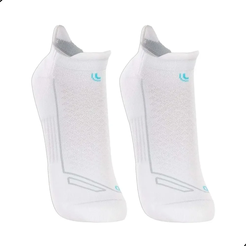 Kit 2 Pares Meia Lupo Dry Soquete Curto Anti Bolhas Corrida Branco M (37-40)