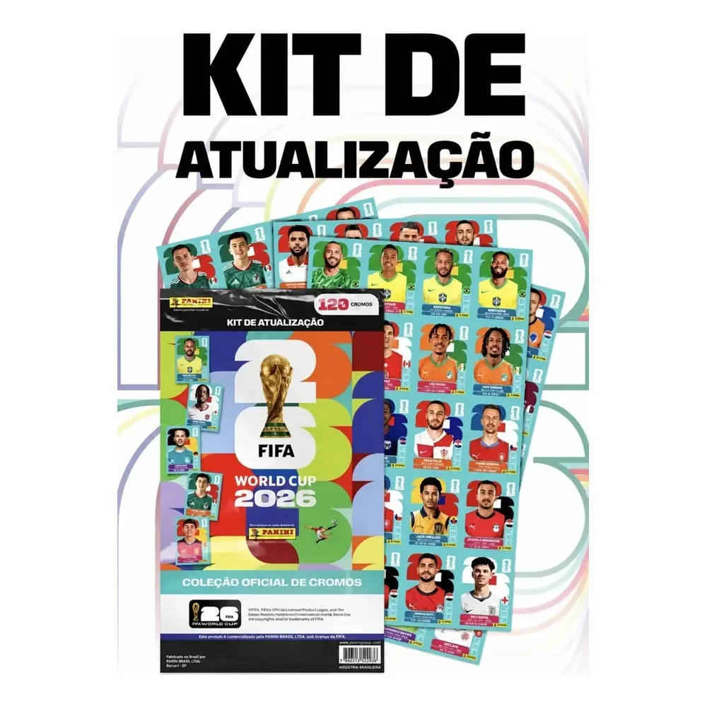 Kit De Atualização Do Personagem Neymar Da Panini Copa 2026 Copa Do Mundo Fifa 2026 Copa Do Mundo Fifa De 2026