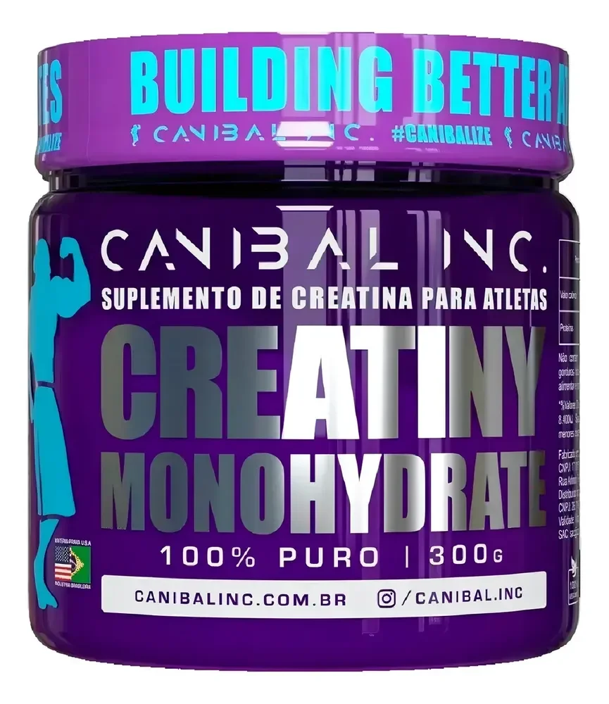 Creatina Creatiny Monohidratada 300g - Canibal Inc Sabor Sem sabor