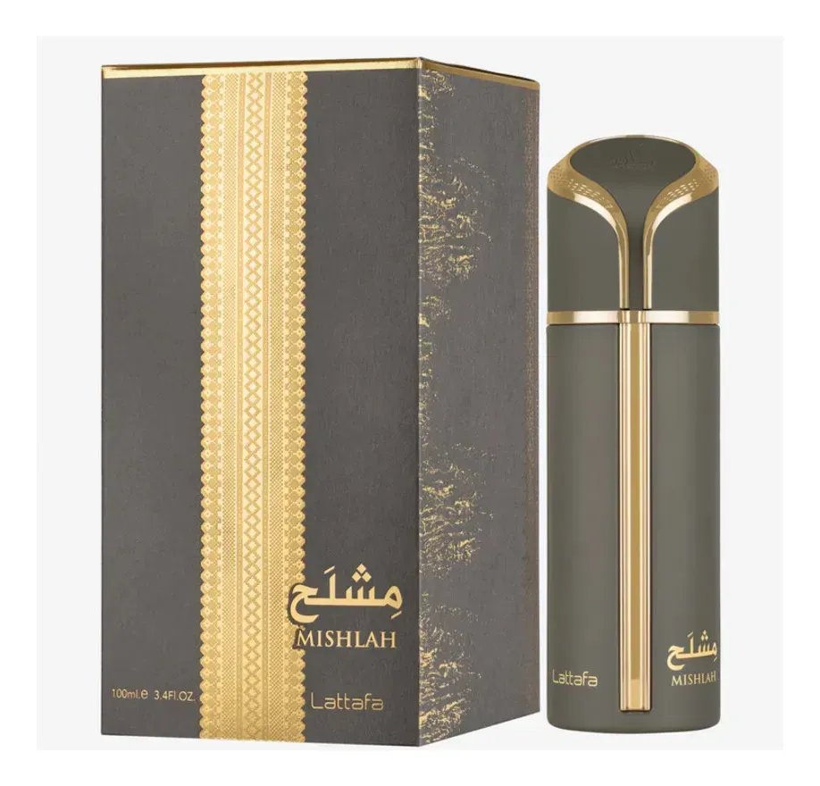 Perfume Árabe Masculino Mishlah Eua de Parfum Lattafa 100 Ml