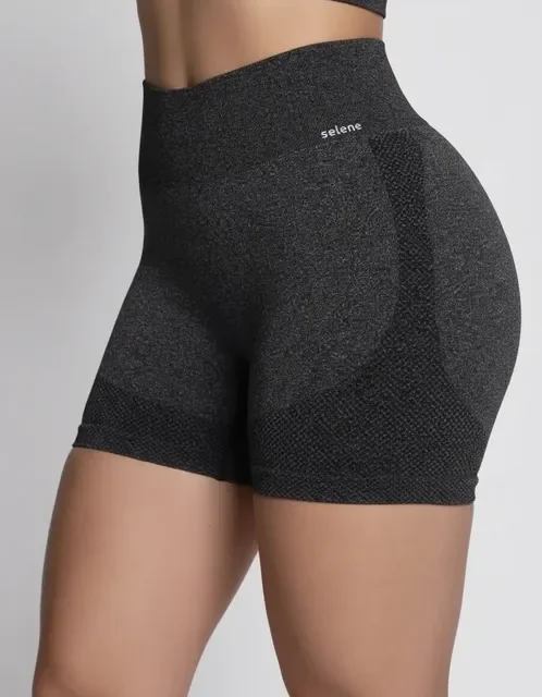 Short Selene Push Up Sem Transparência Levanta Bumbum Treino