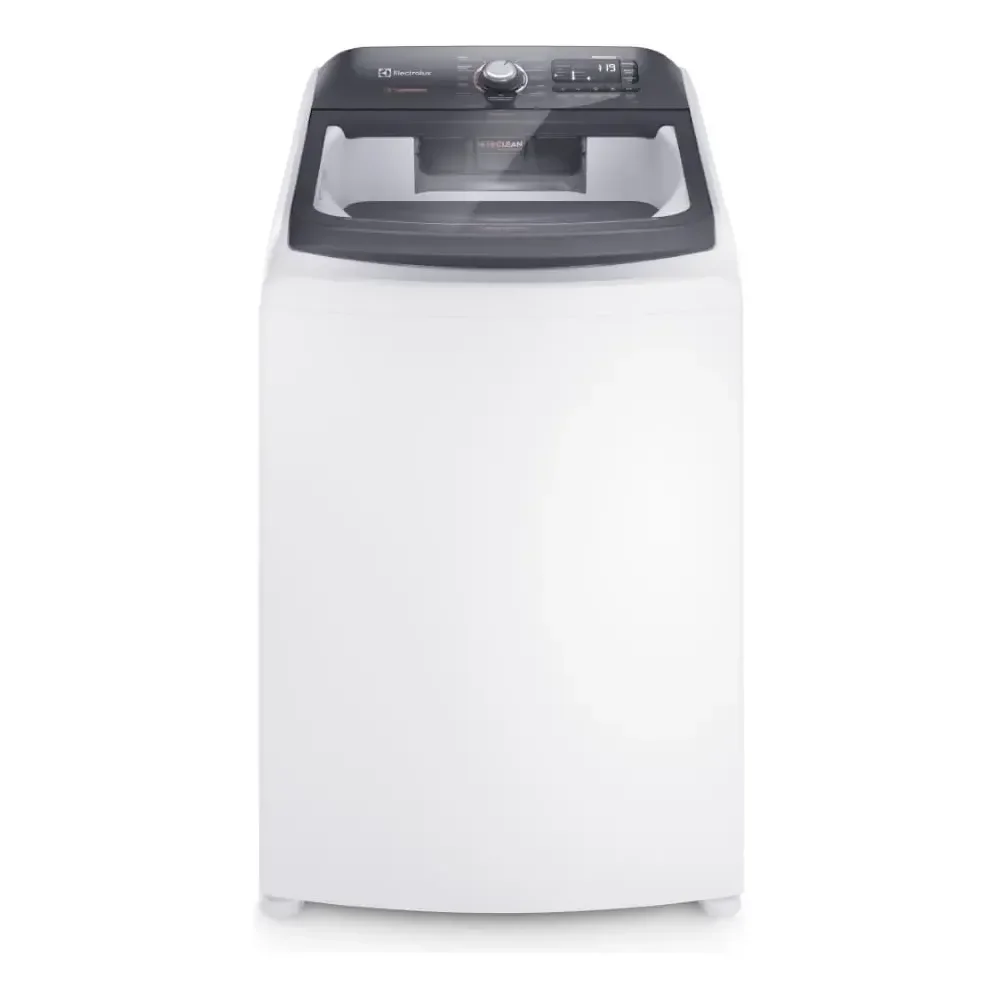 Máquina De Lavar Electrolux Lec15 Branca 15kg Premium Care Com Cesto Inox Jet&clean E Time Control 220v Branco