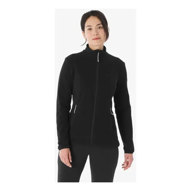 Blusa Fleece Feminina Com Ziper Mh100 Quechua