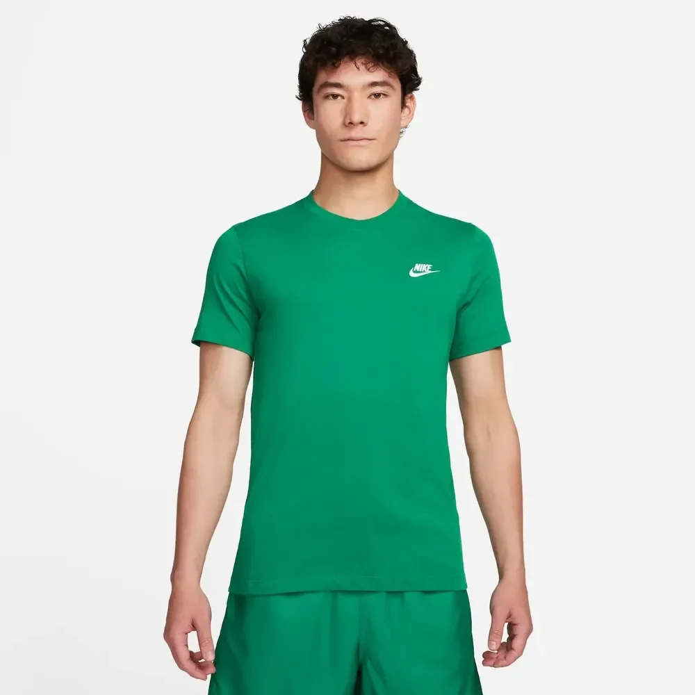 Camiseta Nike Sportswear Club Masculina Verde-escuro M