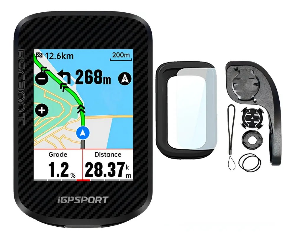 Gps Bike Igpsport Bsc300t Ciclocomputador Bicicleta +brindes Preto