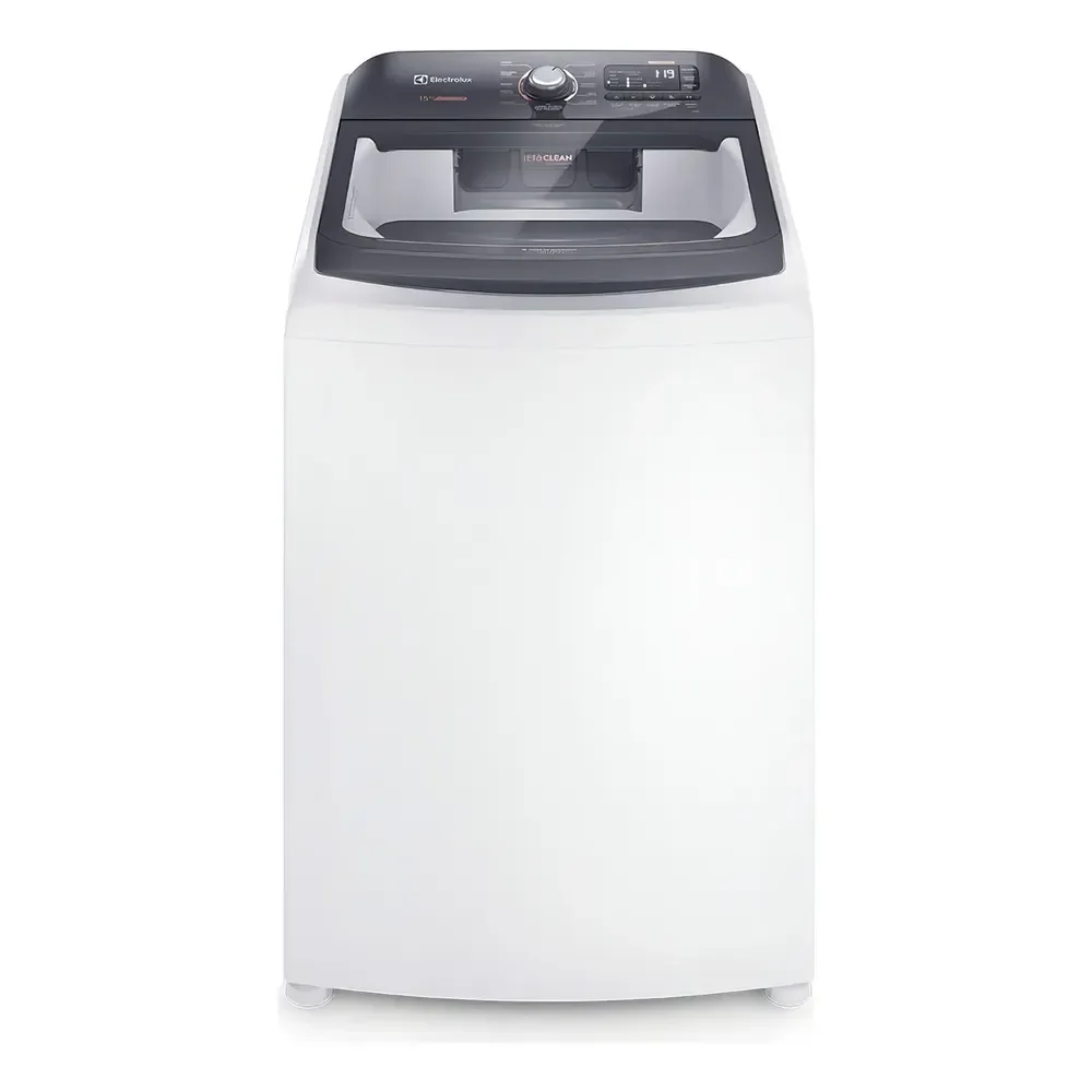 Máquina de Lavar 15kg Electrolux Premium Care com Cesto Inox, Jet&Clean e Time Control LEC15