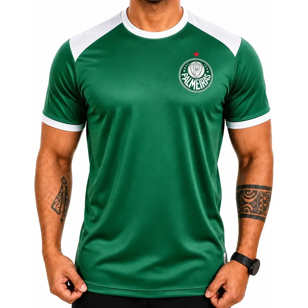 Camisa Palmeiras Masculina Camiseta Original Blusa Time Verd Verde Torcedor Gg