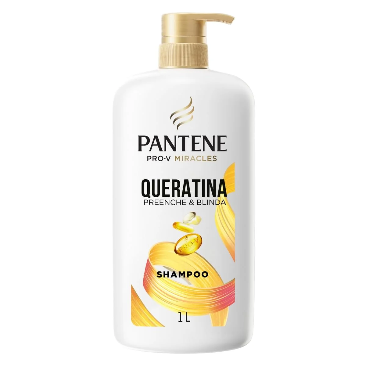 Pantene Pro-V Miracles Shampoo Queratina Preenche e Blinda 1L