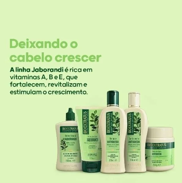 Kit Bioextratus antiqueda jaborandi 250ml/g - 5 produtos