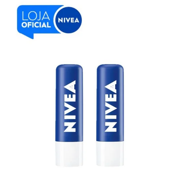 KIT NIVEA Hidratante Labial Original Care 4,8g - 2 unidades