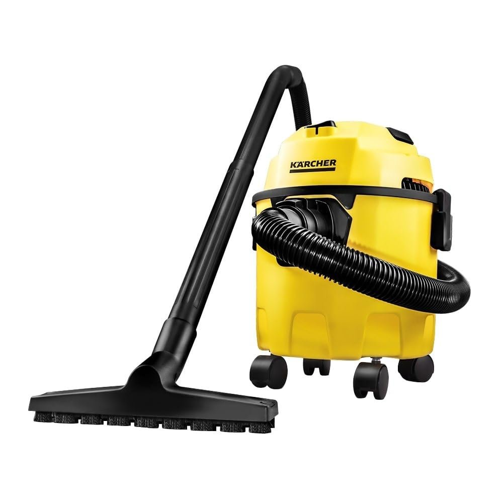 Kärcher Aspirador WDL 1 3 em 1 - Aspira Pó e Água + Função Soprador. Compacto e Portátil - Com alcance de 7,5 metros. Potência de 1500W 220v