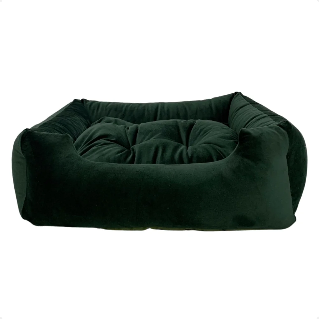 Cama Caminha Pet Suede Enchimento Siliconado e Zíper Removível