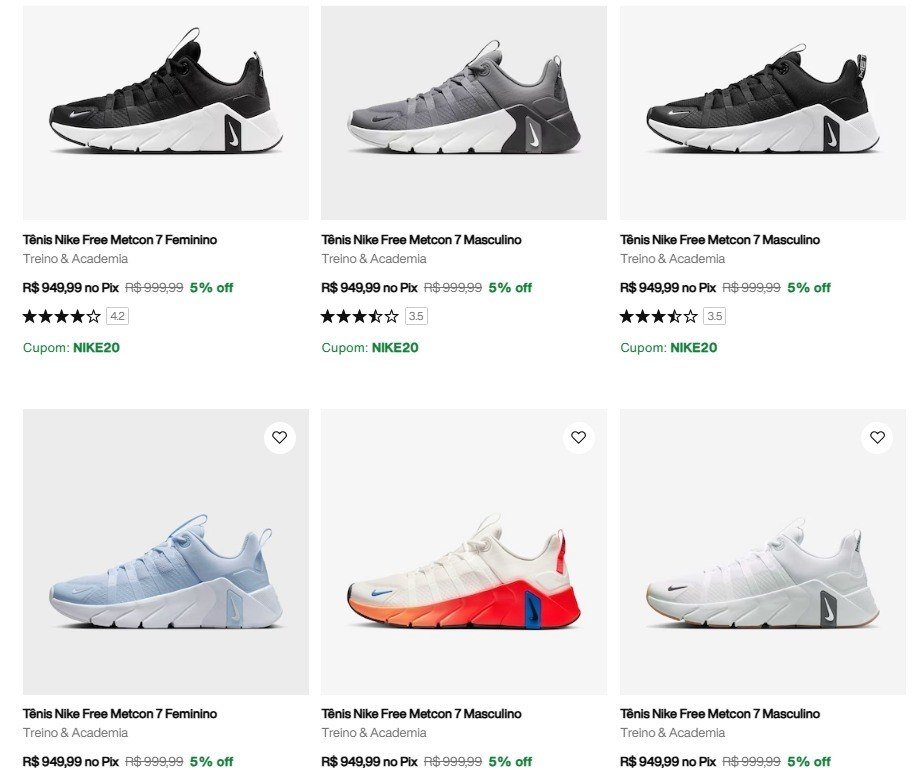 Nike - freemetcon7-nike20 - Produtos Exclusivos